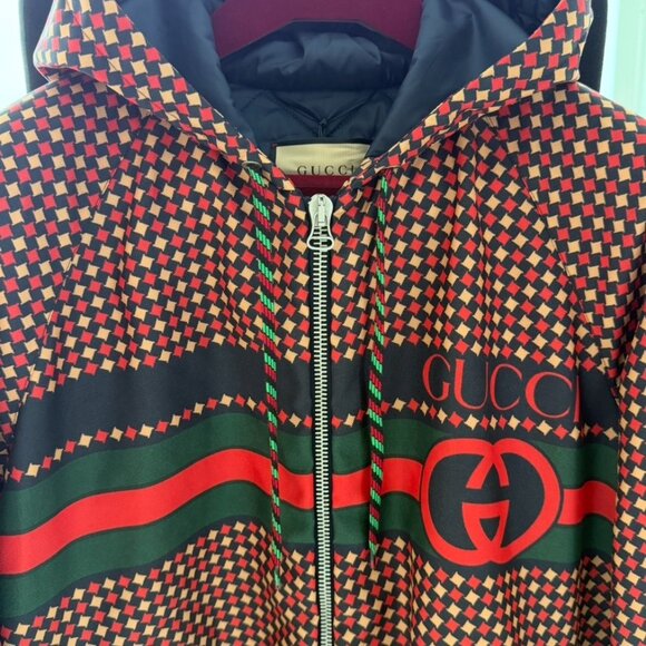 BNWT MEN'S GUCCI HOODED BOMBER - Picture 3 of 16